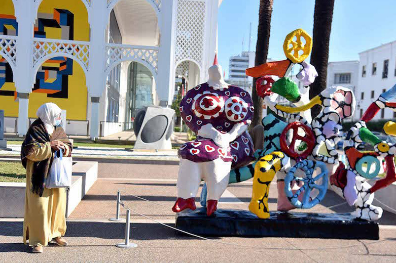  “آلة الحلم”: منحوتة جديدة في ساحة متحف محمد السادس للفن الحديث والمعاصر