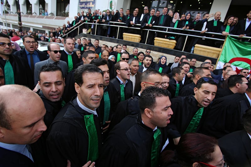 الجزائر: المحامون في إضراب منذ الخميس الماضي