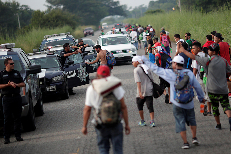  المكسيك : توقيف 164 مهاجرا سريا دون أوراق ثبوتية