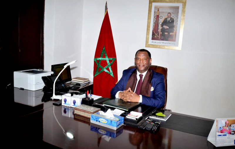  السفير حسن الناصري يقدم أوراق اعتماده إلى رئيس الجمهورية السنغالية