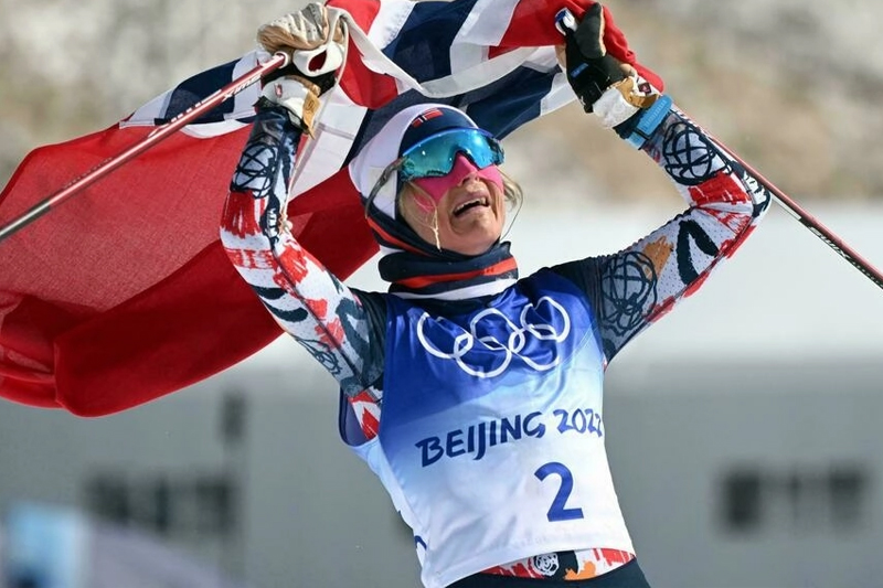  يوهوغ تيريز تحرز لقبها الأولمبي الثالث في ألعاب بكين 2022