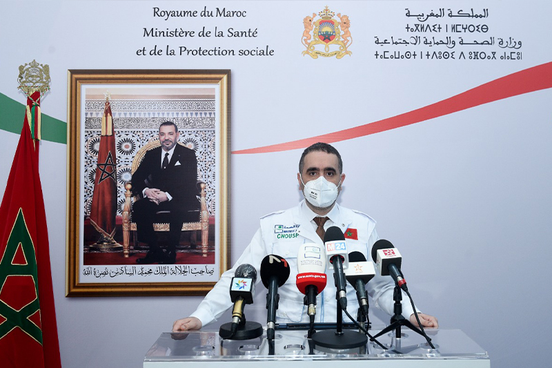  وزارة الصحة : انخفاض المنحى الوبائي وتحسن الوضع بالمغرب