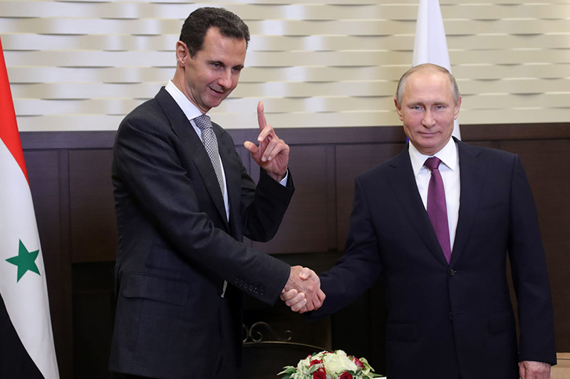  بشار الأسد : الهجوم الروسي بمثابة تصحيح للتاريخ