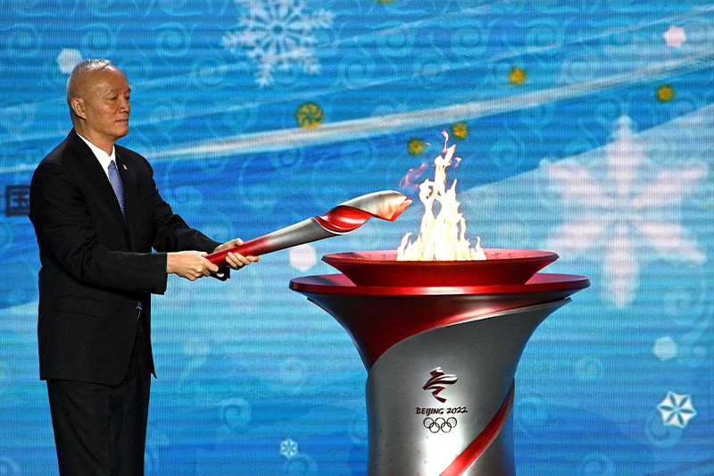  انطلاق رحلة الشعلة الأولمبية للألعاب الشتوية في بكين