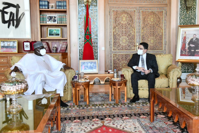  السيد ناصر بوريطة يتباحث مع رئيس برلمان سيدياو