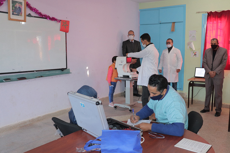  حملة طبية لتصحيح البصر لفائدة التلاميذ بإقليم تازة