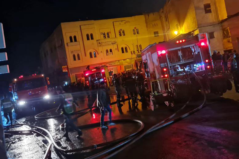  السلطات تعلن إخماد حريق اندلع بأحد أجنحة الحي الجامعي بجامعة محمد الأول بوجدة