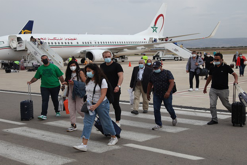  وصول أولى الرحلات الدولية إلى مطار محمد الخامس بالدار البيضاء