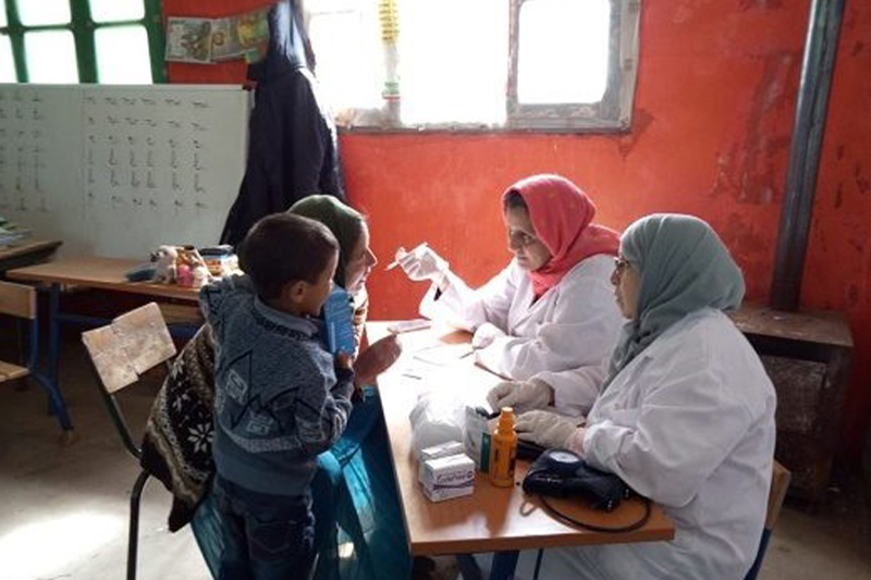  ميدلت : تنظيم حملة طبية لفائدة أطفال منطقة الريش
