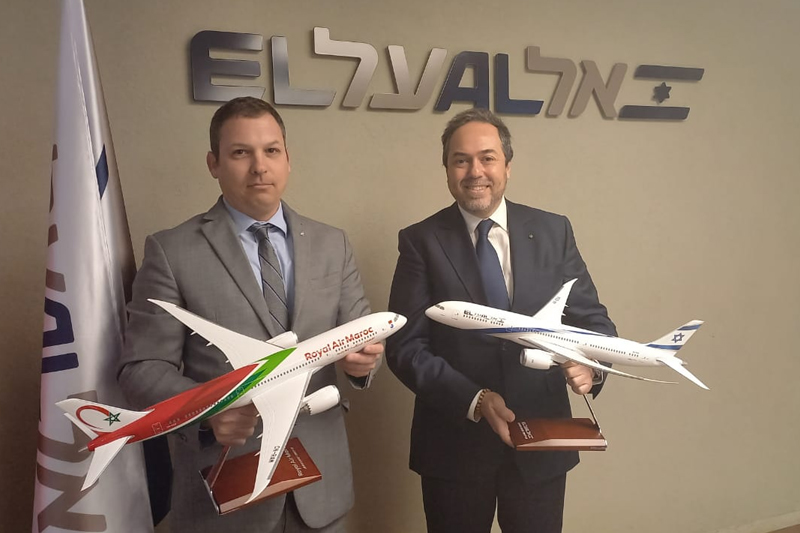  توقيع اتفاقية بين الخطوط الملكية المغربية وشركة العال الإسرائيلية الجوية