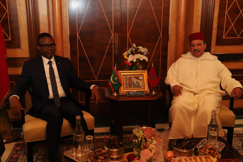  السيد ميارة يجري مباحثات مع الوزير الأول الموريتاني محمد ولد بلال مسعود