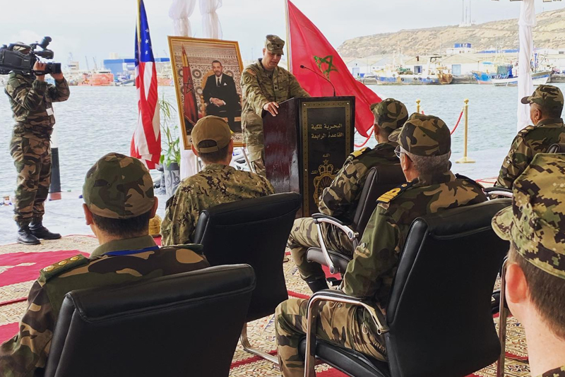  التدريب العسكري المغرب الولايات المتحدة : نقل زورقين من طراز (ميتال شارك) إلى البحرية الملكية المغربية
