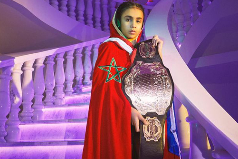  أميرة الطاهري تفوز بلقب بطلة العالم في الكيك بوكسينغ