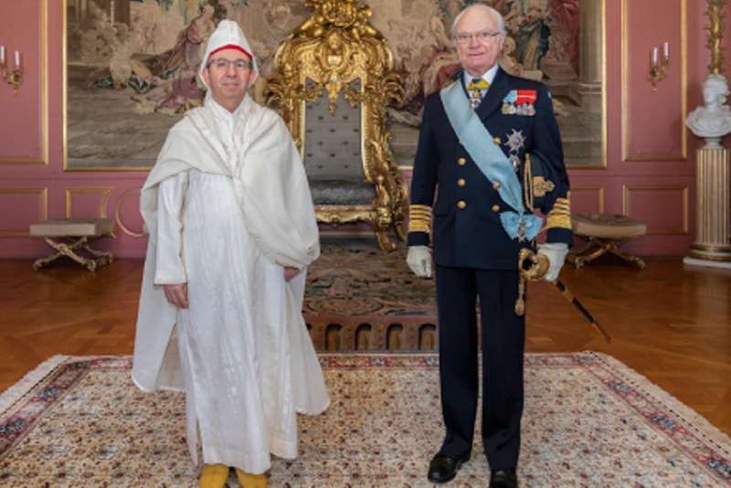  العاهل السويدي يؤكد على عمق العلاقات التاريخية القائمة مع المملكة المغربية