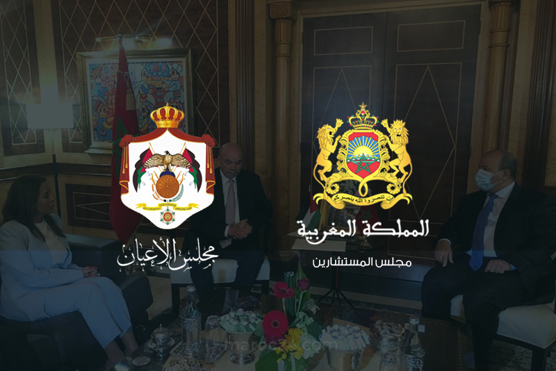  مجلس المستشارين المغربي ومجلس الأعيان الاردني : يوقعان بروتوكول تعاون