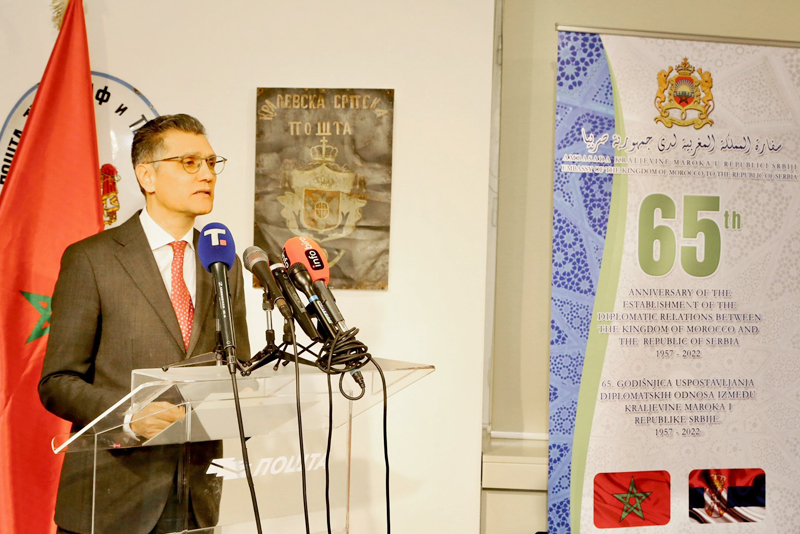  سفارة المغرب في صربيا : الاحتفالات المخلدة للذكرى الـ 65 لإقامة العلاقات الدبلوماسية بين البلدين (صور)