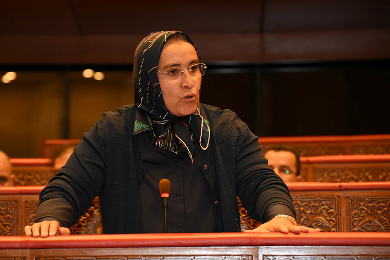  الاجتماع البرلماني السنوي : خديجة الزومي تستحضر انعكاسات التغيرات المناخية على النساء