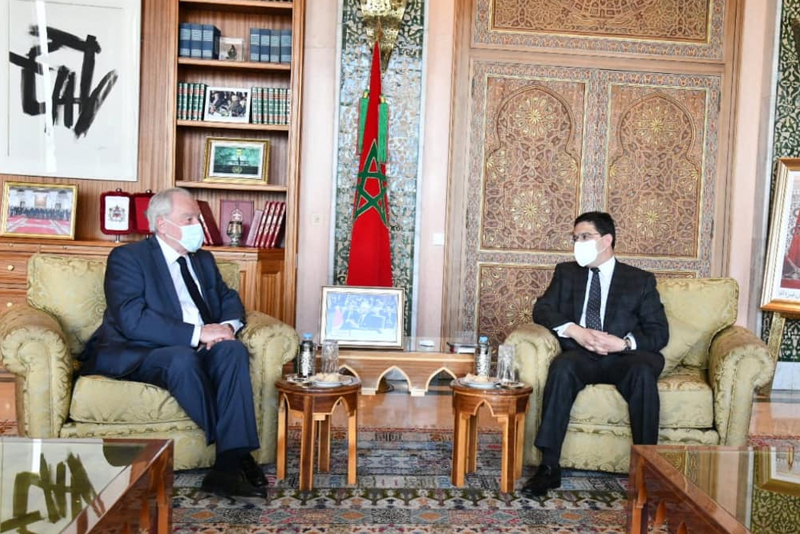  السيد بوريطة يتباحث مع رئيس مجموعة الصداقة الفرنسية المغربية بمجلس الشيوخ الفرنسي