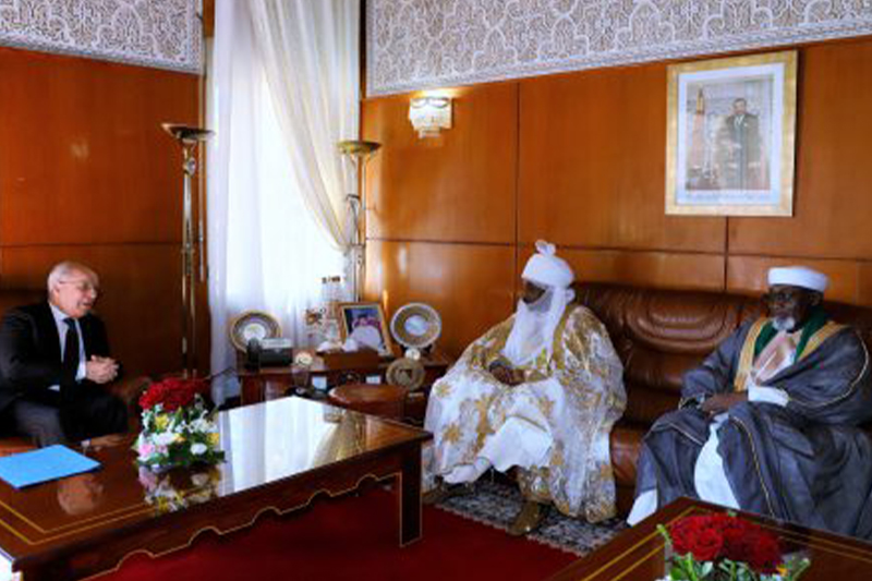 أحمد توفيق يستقبل الخليفة العام للطريقة التيجانية لجمهورية نيجيريا