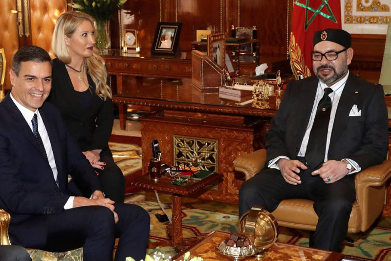  جلالة الملك محمد السادس يجري اتصالا هاتفيا مع رئيس الحكومة الإسبانية