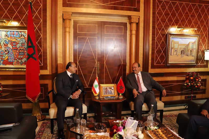  السيد ميارة يؤكد على توسيع الشراكة الاستراتيجية بين المغرب و لبنان