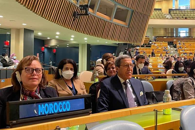 عواطف حيار : تعزيز حقوق المرأة أولوية وطنية بالنسبة للمملكة المغربية