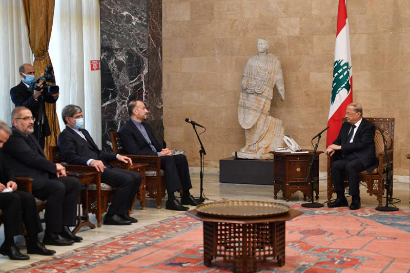  الرئيس اللبناني : استقرار الشرق الأوسط رهين بأي اتفاق حول الملف النووي الإيراني