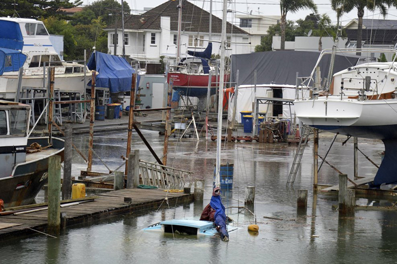  فيضانات نيوزيلاندا : حادث غرق يودي بحياة ثلاثة أشخاص