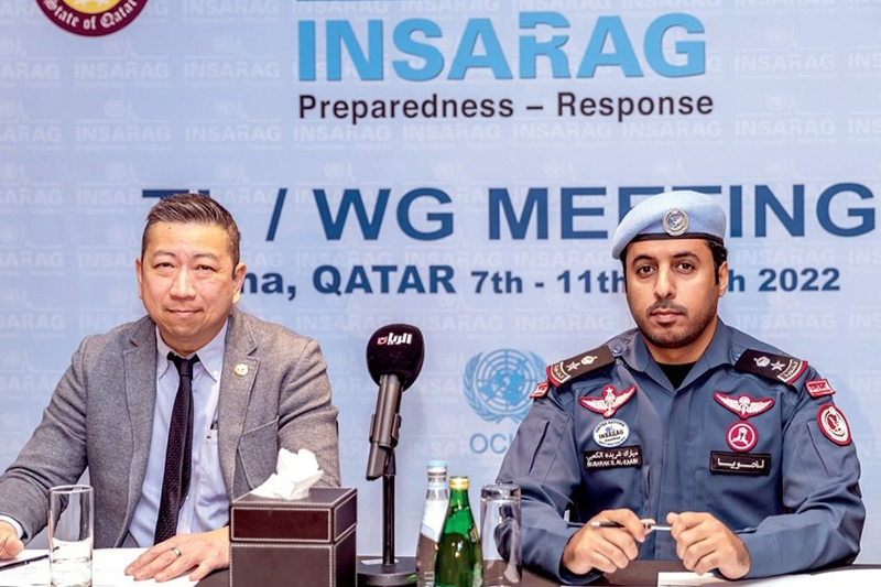 مجموعة البحث والإنقاذ تعلن اختيار قطر لرئاسة المجموعة الإقليمية لعام
