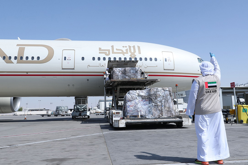 الإمارات العربية تقدم مساعدات إغاثية لأوكرانيا