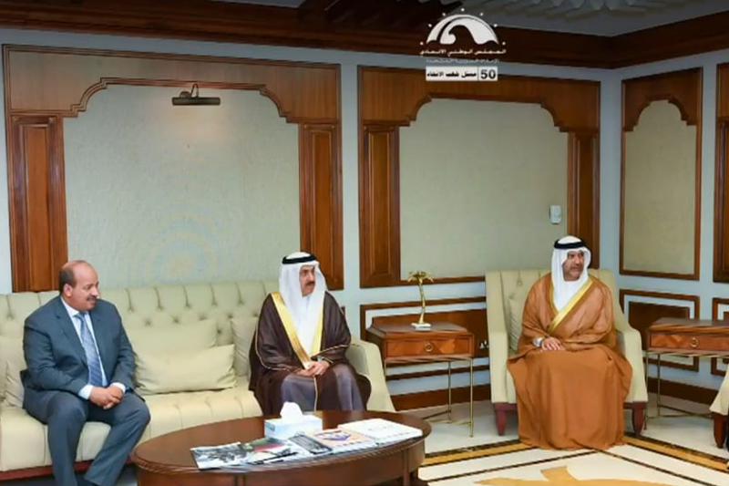 النعم ميارة يتباحث مع رئيس المجلس الوطني الاتحادي للإمارات