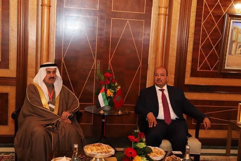  رابطة أسيكا : النعم ميارة يتباحث مع رئيس المجلس الوطني الاتحادي بدولة الإمارات