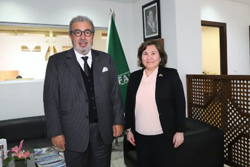  مباحثات بين المدير العام لوكالة المغرب العربي للأنباء وسفيرة جمهورية كازخستان بالمغرب
