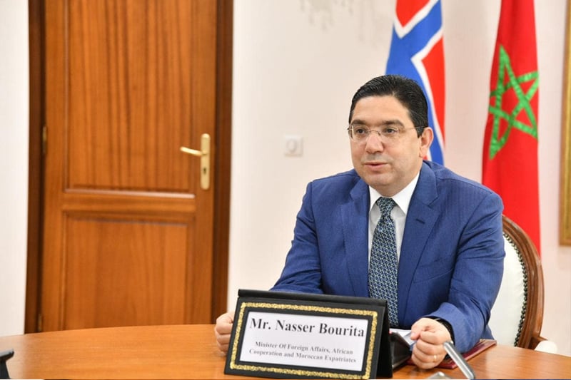  السيد ناصر بوريطة يتباحث مع وزيرة الشؤون الخارجية بمملكة النرويج – صور