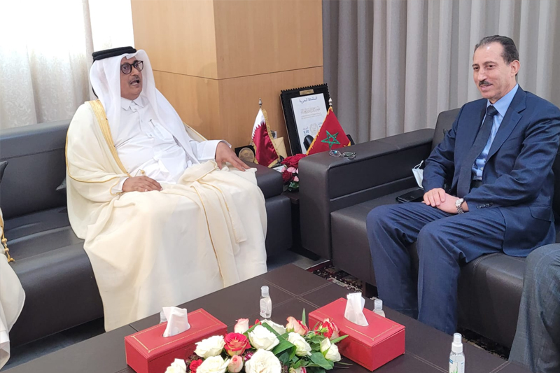 السيد الداكي يتباحث مع وزير العدل القطري حول سبل تعزيز