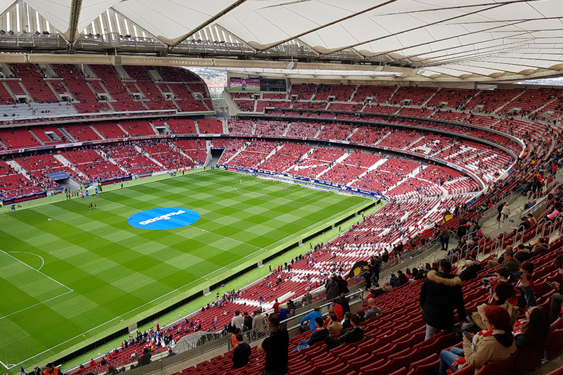  ويفا : إغلاق جزء من ملعب أتلتيكو مدريد ضد مانشستر سيتي
