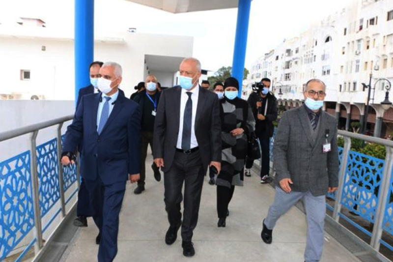  وزير الصحة المغربي يقوم بزيارة تفقدية ثانية لمستشفى القرب بني مكادة بطنجة