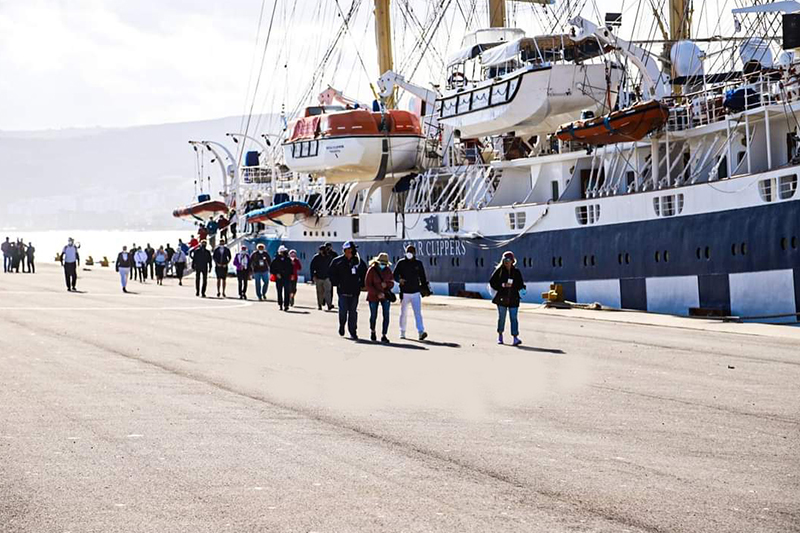  ميناء طنجة يستقبل أول باخرة سياحية قادمة من لشبونة