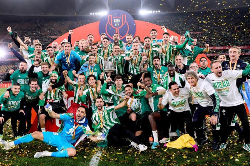 بيتيس يتوج بلقبه الأول في مسابقة كأس إسبانيا لكرة القدم منذ 2005