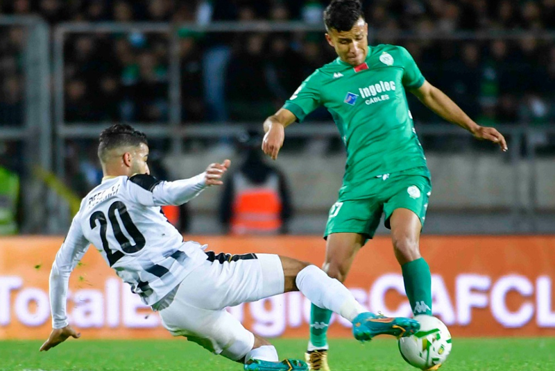  دوري أبطال إفريقيا : فوز الرجاء الرياضي على وفاق سطيف