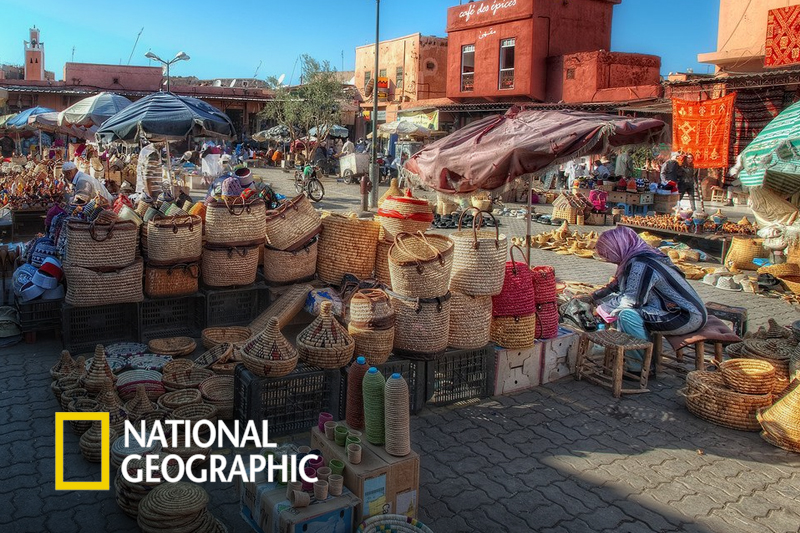 الرحبة القديمة بمراكش، من بين الأسواق الأكثر إثارة في العالم : National Geographic UK