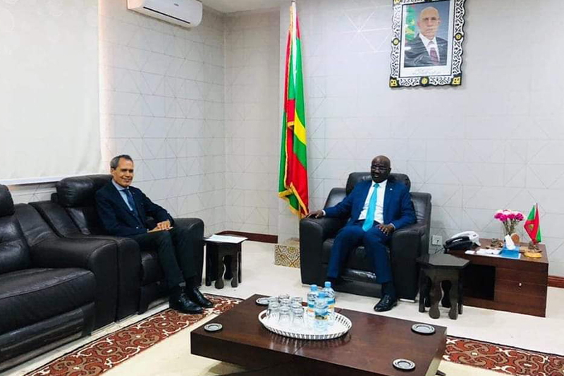  سفير المغرب بموريتانيا يتباحث مع وزير الشؤون الخارجية والتعاون والموريتانيين في الخارج