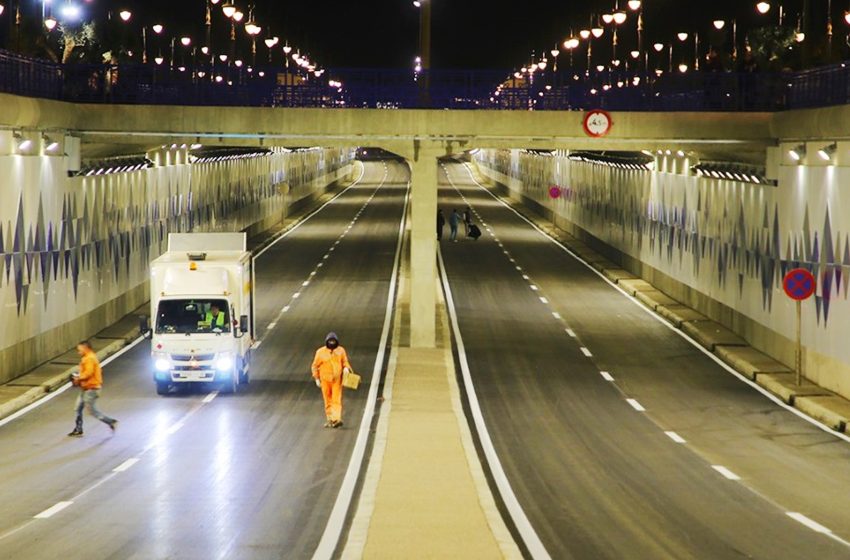  افتتاح النفق تحت أرضي بطول 700m بجماعة كزناية – طنجة