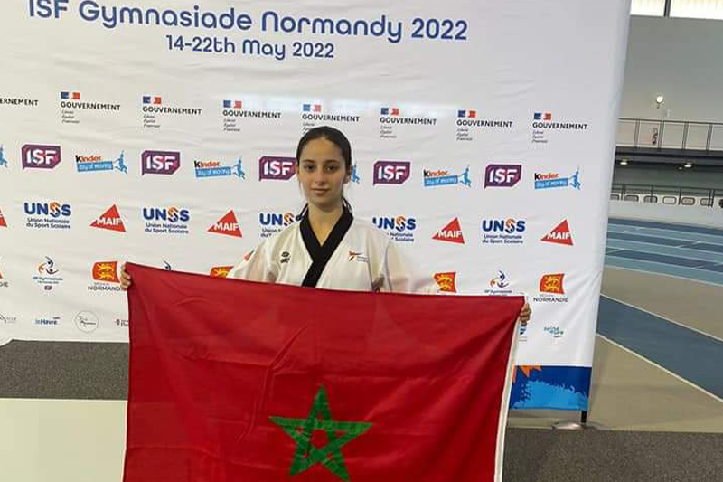  الجمنزياد المدرسية العالمية 2022 : المغرب يفوز بميداليتين برونزيتين في نورماندي