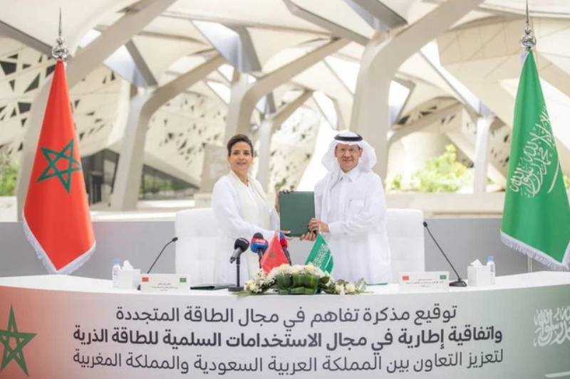  السيدة ليلى بنعلي توقع مذكرة تفاهم مع وزير الطاقة السعودي