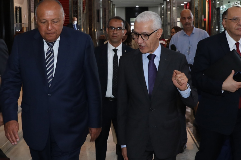  رئيس مجلس النواب يتباحث مع وزير الخارجية المصري السيد سامح شكري