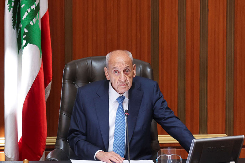  انتخاب نبيه بري لولاية جديدة في رئاسة مجلس النواب اللبناني