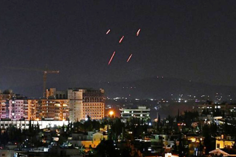  هجمات صاروخية إسرائيلية على مواقع جنوب دمشق