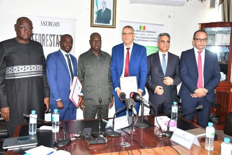  المكتب الشريف للفوسفاط يوقع اتفاقية شراكة مع المديرية العامة للوكالة السنغالية لإعادة التشجير بدكار