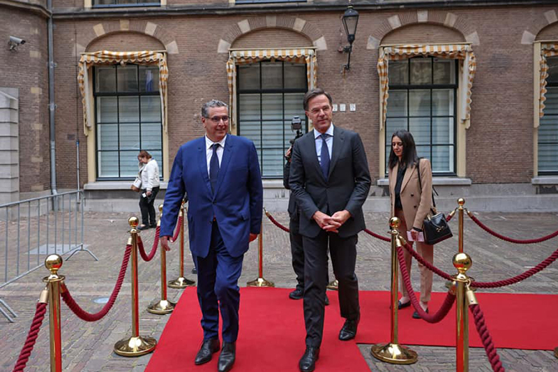  السيد عزيز أخنوش يلتقي برئيس الوزراء الهولندي بروتردام